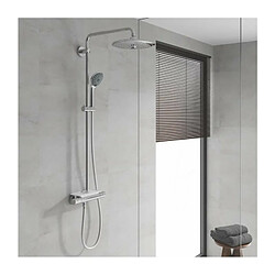 GROHE Colonne de douche robinet thermostatique Vitalio Joy 260, 50% d'économie d'eau et d'énergie, douchette 3 jets, 264