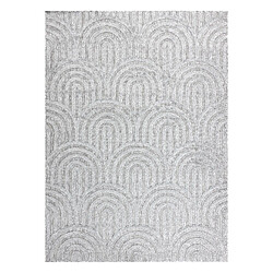 RUGSX Tapis SANTO SIZAL 0537 géométrique gris 120x170 cm