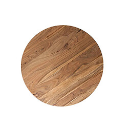 BOIS & CHIFFONS Table basse ronde bois massif | Acacia Kfir pas cher