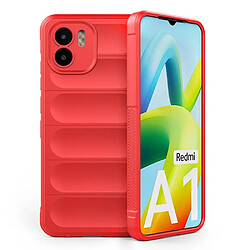 Htdmobiles Coque pour Xiaomi Xiaomi Redmi A1 / A2 - housse etui silicone gel fine + film ecran - ROUGE