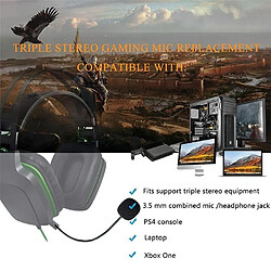 Yonis Casque Gaming Microphone Omnidirectionnel 17cm pas cher