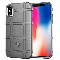 Wewoo Coque TPU antichoc à couverture totale pour iPhone X (Gris)