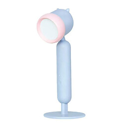 Universal Lampe de bureau pour enfants mini mignonne tactile table de bureau veilleuse LED table de nuit travail étude lecture lampe dimmer bébé lampe charge USB (Blue8094B)