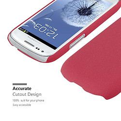 Cadorabo Coque Samsung Galaxy S3 MINI Etui en Rouge pas cher