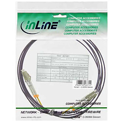 Câble duplex optique en fibre InLine® LC / LC 50 / 125µm OM4 20m