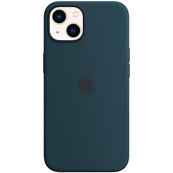 Apple Coque en silicone MagSafe pour iPhone 13 - Abyss Blue 