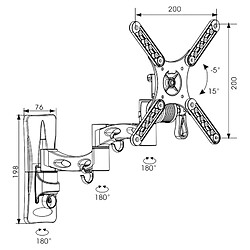 Avis Support de TV TM Electron 20 kg 10"-32"