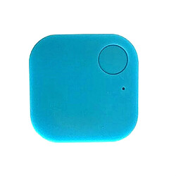 Wewoo Portable Mini Carré Anti Dispositif Perdu Smart Bluetooth À Distance Anti-Vol Alarme Porte-clés Bleu