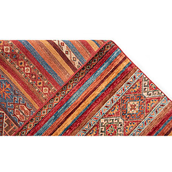 Vidal Tapis de laine 304x251 rouge Torkman pas cher