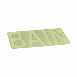 Paris Prix Tapis de Bain Microfibre Relief 45x75cm Vert