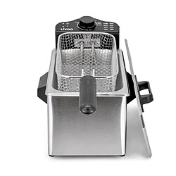 Acheter Livoo Friteuse électrique 3L EN INOX 2000W pour des plats frits et croustillants Cuve en acier inoxidable amovible