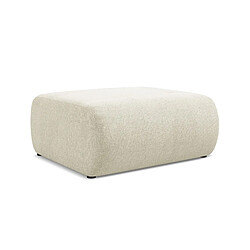 Pouf Makamii EKAHI chenille - beige