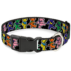 Buckle Down Dancing Bears Noir/Multi Couleur Plastique Clip Collier