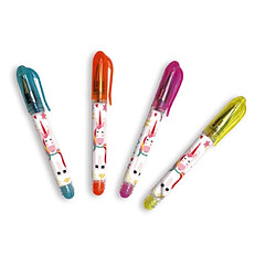 Juratoys-Janod 8 Mini Stylos Gels Licorne