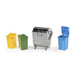 Bruder Set de poubelles 4 pièces