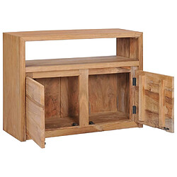 Helloshop26 Buffet bahut armoire console meuble de rangement 80 cm bois de teck massif 4402220