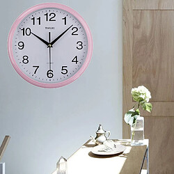 Acheter Horloge Murale Moderne Montres Silencieux Non Ticking Maison Salon Bureau Rose