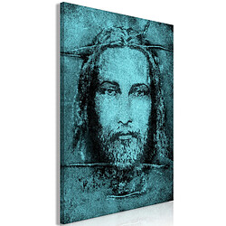 Artgeist Tableau - Shroud of Turin in Turqoise (1 Part) Vertical [20x30]