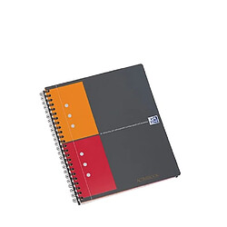 Cahier spirale Oxford Activebook A5+ 17 x 22 cm - perforé 4 trous- petits carreaux - 160 pages