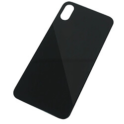 Coque arrière de vitre de téléphone compatible pour Apple iPhone X Black