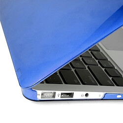 Wewoo Housse Étui bleu foncé pour MacBook Air 13,3 pouces 4 en 1 Crystal Hard Shell de protection en plastique avec protecteur d'écran et de la du clavier bouchons anti-poussière pas cher