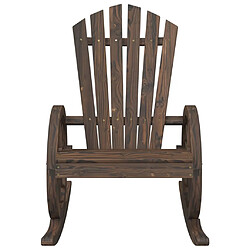 Acheter Maison Chic Chaise/Fateuill à bascule, Rocking chair Adirondack bois de sapin massif -GKD15004