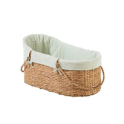 Geuther Ensemble Moses : Basket plus pied tissu pistache