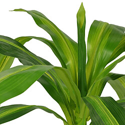 vidaXL Plante artificielle avec pot Dracaena 100 cm Vert