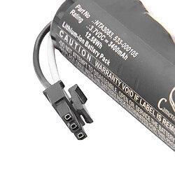 vhbw Li-Ion batterie 3400mAh (3.7V) pour haut-parleurs enceintes comme Logitech 533-000105, NTA3083