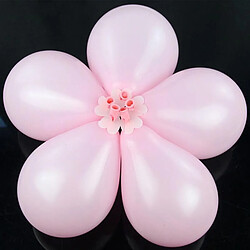 Acheter Wewoo 51 PCS Fleur Ballons Décoration Accessoires Prune Clip Anniversaire De Mariage Fête En Plastique Ballon