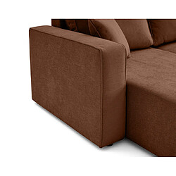 Acheter Bestmobilier Topaze - canapé panoramique - 7 places - convertible avec coffre - en tissu