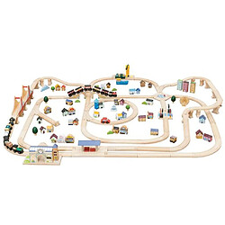 Le Toy Van Circuit de train en bois - avec gare