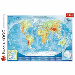 Avis Trefl Puzzle 4000 elementów - Wielka mapa fizyczna œwiata