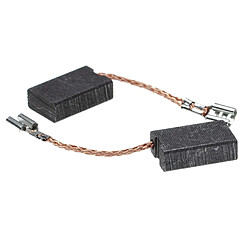 vhbw 2x Balais de charbon pour moteur 20 x 12,5 x 6,25mm compatible avec AEG WS1800, WSB2300, WSBA 2000 N, WSL180, WSLB230 outil électrique