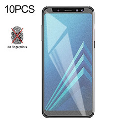 Wewoo Film de verre trempé de mat non-mat à 10 PCS pour Galaxy A8 2018