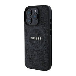 Guess Maroquinerie Guess Coque iPhone 16 Pro MagSafe - Noir