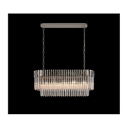 Avis Luminaire Center Suspension 5 ampoules Nickel poli