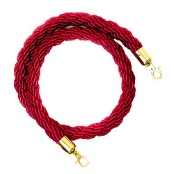 Acheter Barrières de corde - Poteaux robustes de contrôle des foules, 2 m, rouge