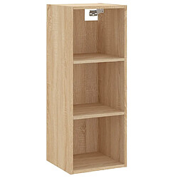 Avis vidaXL Buffet haut Chêne sonoma 34,5x32,5x180 cm Bois d'ingénierie