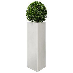 Avis vidaXL Jardinières 2 pcs triangulaire 30x26x75 cm acier inoxydable