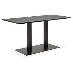 Acheter Alterego Table / bureau design 'ZUMBA' noir - 150x70 cm