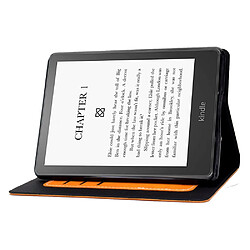 Etui en PU anti-chute avec support et porte-cartes pour votre Amazon Kindle Paperwhite 5 (2021) - kaki