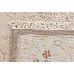 Avis Vidal Tapis de laine 239x175 beige Darya