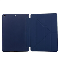 Acheter Wewoo Housse Étui Coque Pour iPad 10,2 pouces TPU Déformation horizontale Etui en cuir avec support Bleu