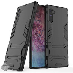 Htdmobiles Coque rigide anti choc pour Samsung Galaxy Note 10 + film ecran - NOIR