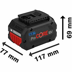 Avis Ensemble chargeur et batterie rechargeable BOSCH ProCORE 1600A0214C 18 V 5,5 Ah