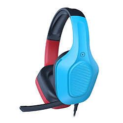 Acheter Muvit Casque Gaming pour Switch Filaire Jack 3.5 avec Micro Omnidirectionnel Bleu / Rouge