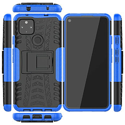 Coque en TPU hybride de pneu cool bleu pour votre Google Pixel 4a 5G