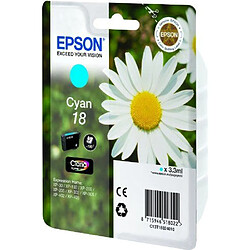 Epson Pâquerette 18 T1802 Cartouche d'encre Cyan