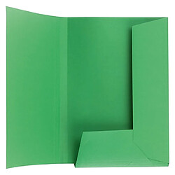 Sous-dossier kraft dossier suspendu 2 rabats Esselte 23 x 31 cm - vert - Carton de 100